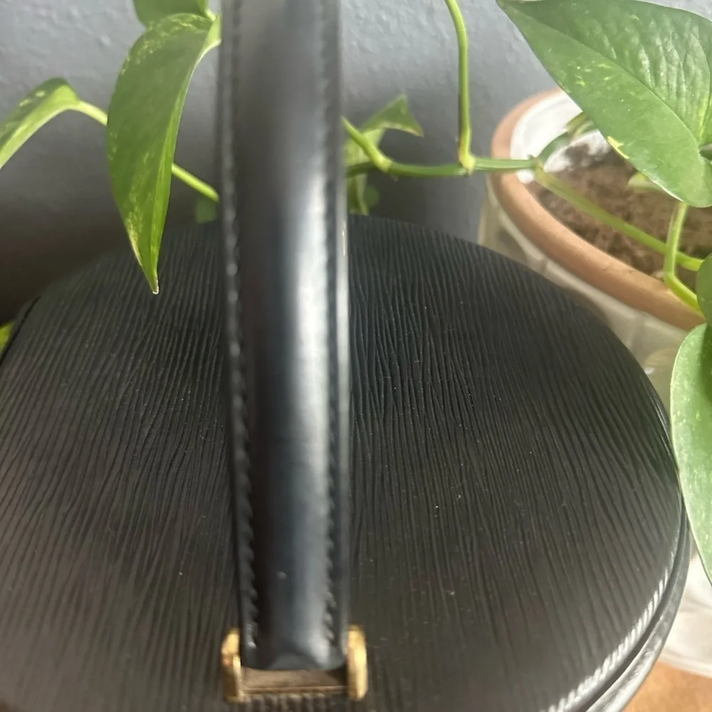 Louis Vuitton Epi Cannes Vanity Handbag Black Cosmetic Case